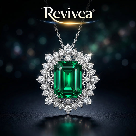Revivea® Astral Essence Emerald Pendant