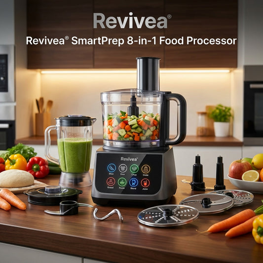 Revivea® SmartPrep 8-in-1 Food Processor